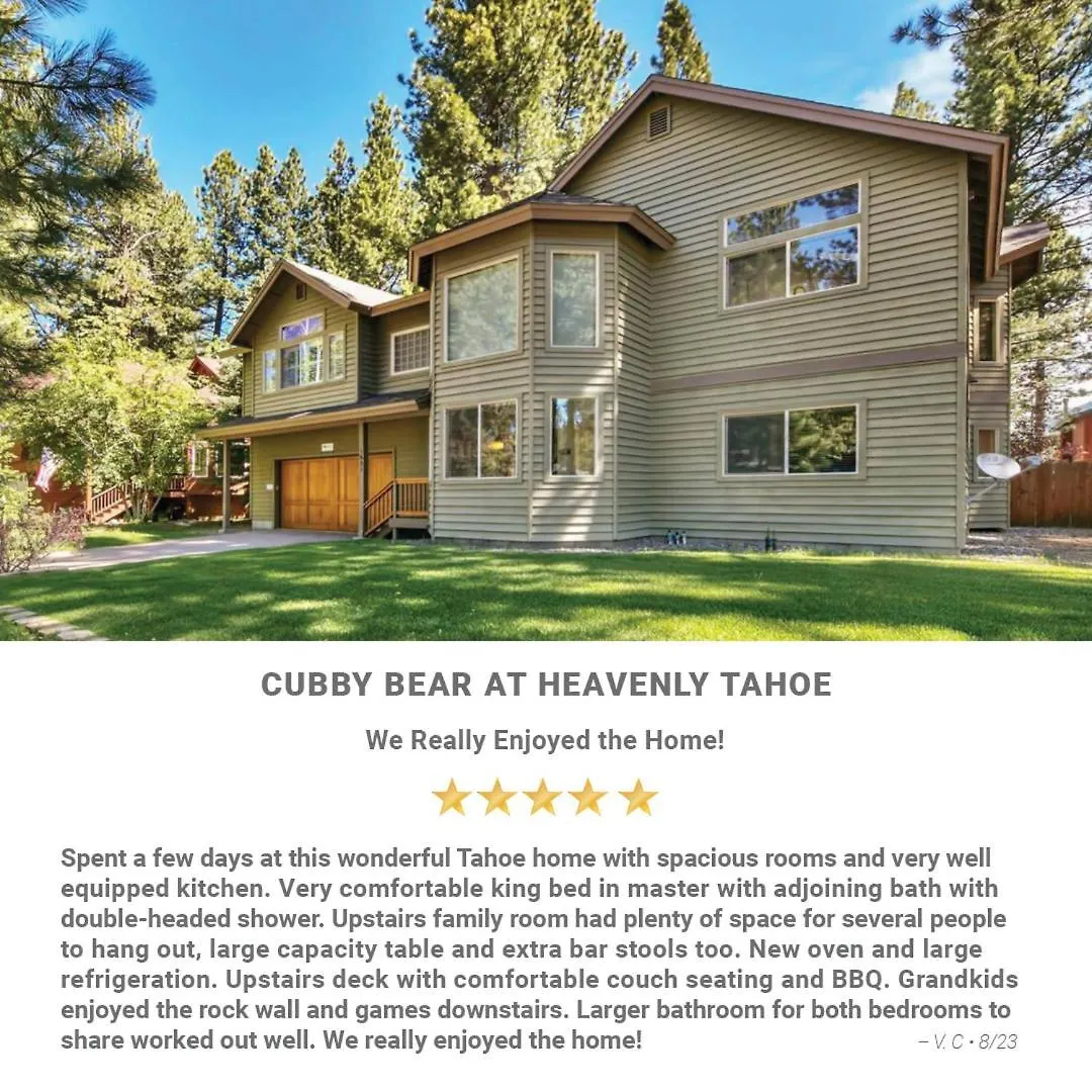 Cubby Bear At Heavenly Tahoe - Pets South Lake Tahoe United States